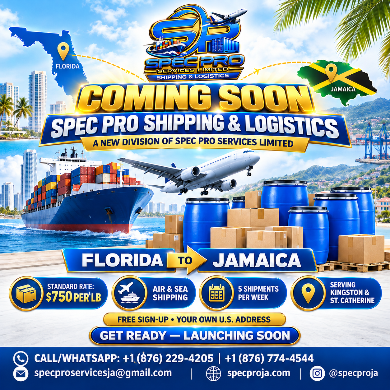 Spec Pro Shipping coming soon