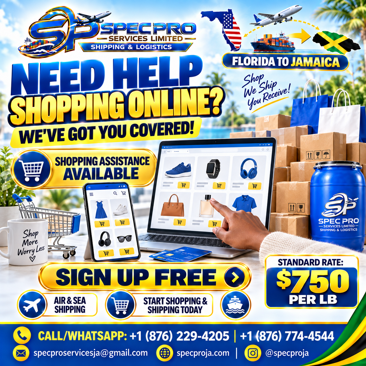 Online shopping assistance